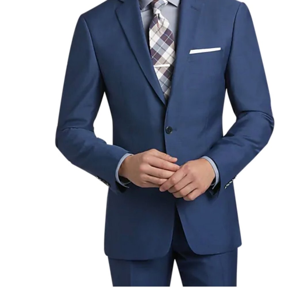 Calvin Klein Postman Blue Three Piece Suit